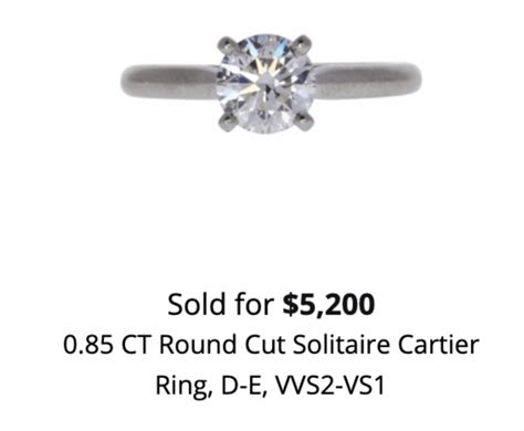 how much can i sell my cartier ring for|where to sell cartier jewelry.